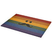 Mustache Pride Schneidebrett (Ecke)