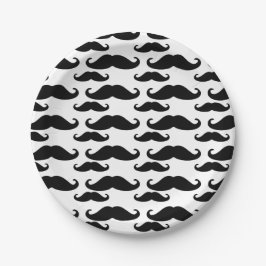 Mustache Print Small Cake Paper Teller