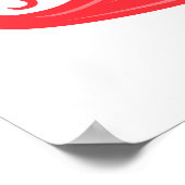 Mustache Rainbow Poster (Ecke)