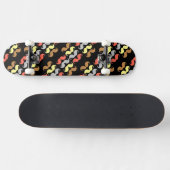 Mustache Rainbow Skateboard (Horizontal)