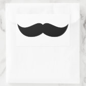 Mustache Rechteckiger Aufkleber (Tasche)