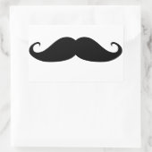 Mustache Rechteckiger Aufkleber (Tasche)