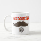 MUSTACHE RIDES 25 CENTS KAFFEETASSE (Links)