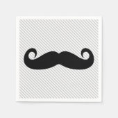 Mustache Serviette (Vorderseite)