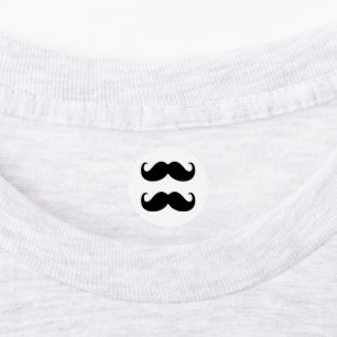Mustache-Set Etiketten