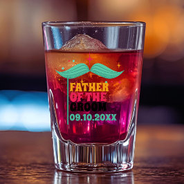 Mustache Shot Glass für den legendären Groom-Vater Schnapsglas