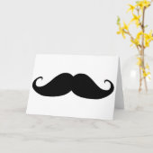 Mustache Sie Warum? Karte (Gelbe Blume)