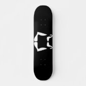 Mustache Skateboard (Vorne)