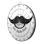 Mustache Smile Dartscheibe (Vorderseite rechts)