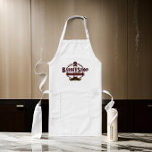 Mustache Smock Schürze Barber Logo