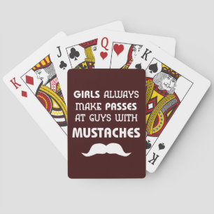 Mustache Spielkarten