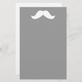Mustache Stationery Briefpapier (Vorne/Hinten)