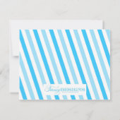 Mustache Stationery Mitteilungskarte (Rückseite)