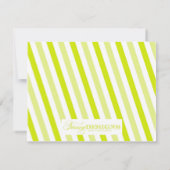 Mustache Stationery Mitteilungskarte (Rückseite)