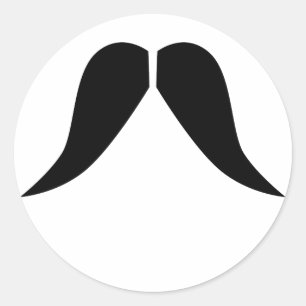 Mustache Sticker
