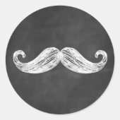 Mustache Sticker (Vorderseite)