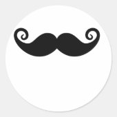 Mustache Sticker (Vorderseite)