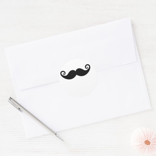 Mustache Sticker (Umschlag)