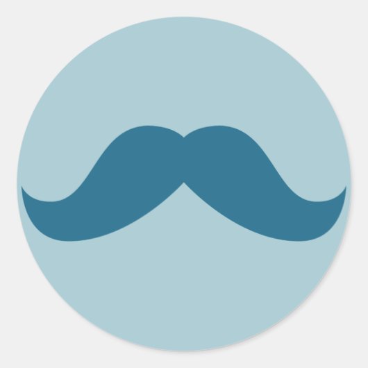 Mustache Sticker (Vorderseite)