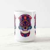 Mustache Sugar Skulls Kaffeetasse (Mittel)