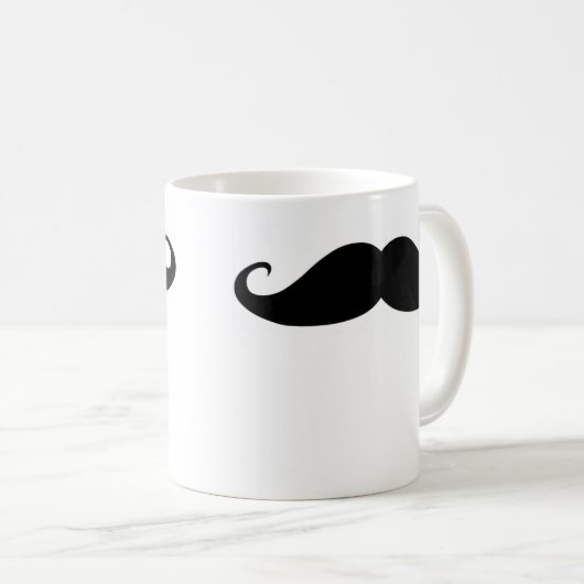 Mustache-Tasse Kaffeetasse (VorderseiteRechts)
