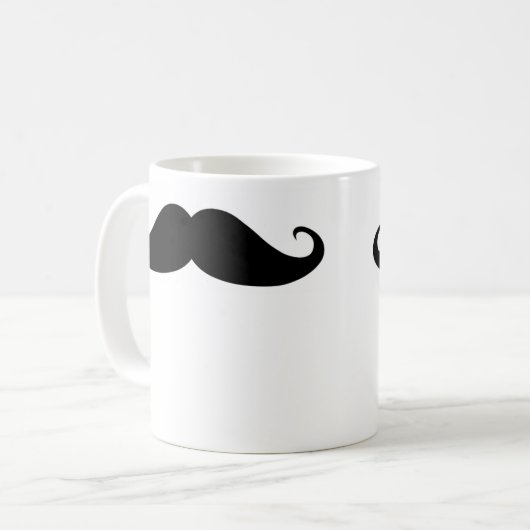 Mustache-Tasse Kaffeetasse (Vorderseite Links)