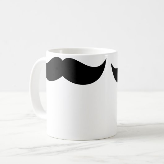 Mustache-Tasse Kaffeetasse (Vorderseite Links)