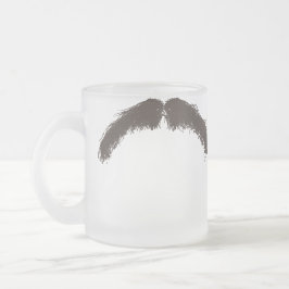Mustache-Tasse Mattglastasse