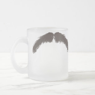 Mustache-Tasse Mattglastasse