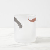 Mustache-Tasse Mattglastasse (Mittel)