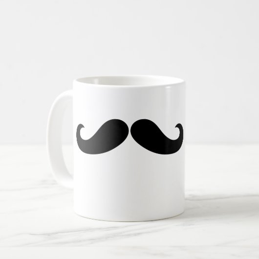 Mustache-Tasse - Rechts Kaffeetasse (Vorderseite Links)