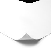 Mustache The Flavor Savor Poster (Ecke)