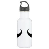 Mustache Trinkflasche (Rückseite)