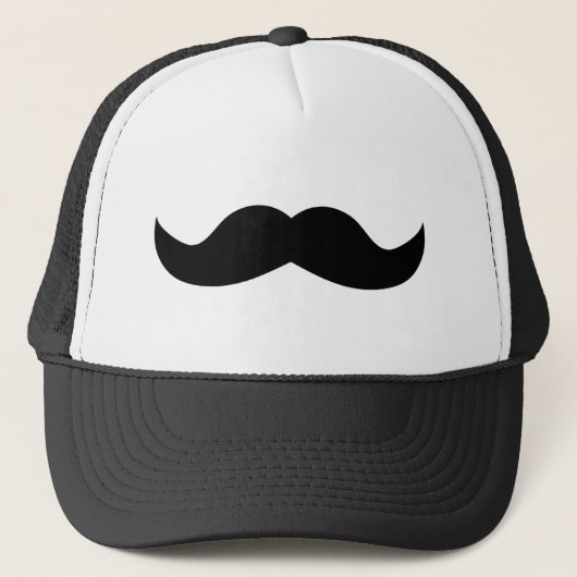 Mustache Truckerkappe (Vorderseite)