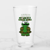 Mustache Turtle Living Muschel Glas (Vorderseite)