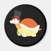 Mustache Turtle Magnet (Vorne)