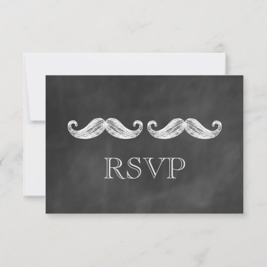 Mustache UAWG RSVP Karte (Rückseite)