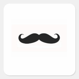 Mustache Umschlag Aufkleber