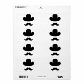 Mustache und Hut (Vorne)