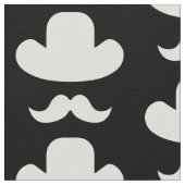 Mustache und Hut Stoff (Nahaufnahme)