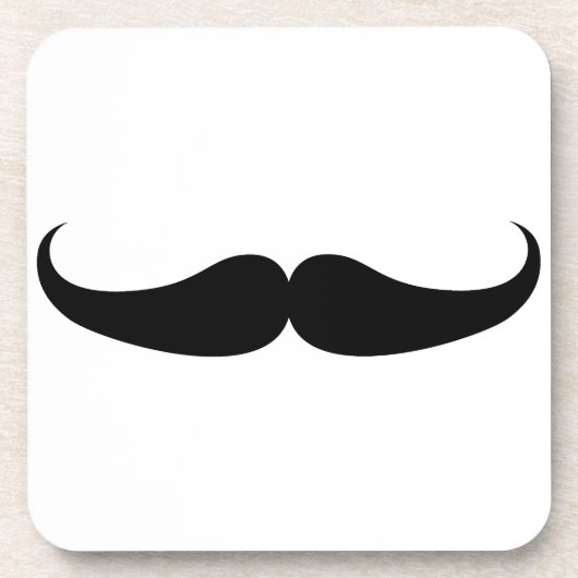 Mustache Untersetzer (Vorderseite)