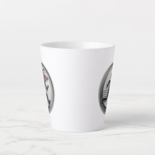 Mustache VATER Milchtasse (Vorderseite)