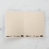 Mustache Vatertagskarte Karte (Innenseite)