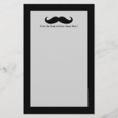 Mustache verkleidet lustiges Schnurrbart Gesichtsh Briefpapier (Vorderseite)