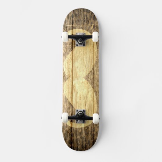 Mustache Vintag Wood #2 Skateboard (Vorderseite)