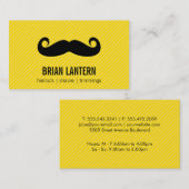 Mustache Visitenkarte (Vorne/Hinten)