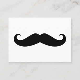 Mustache Visitenkarte