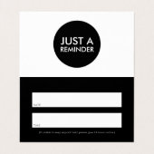 Mustache Visitenkarten (Innenseite Aufgefaltet)