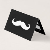 Mustache Visitenkarten (Vorderseite)
