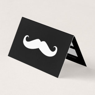 Mustache Visitenkarten